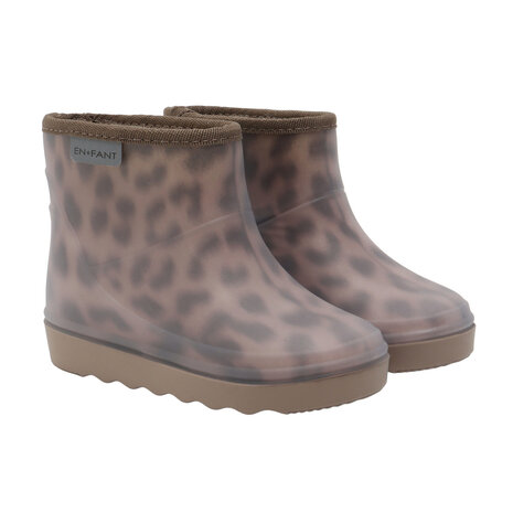 EnFant Regenlaarsjes Thermo Boots Short Print Pine Bark EnFant Regenlaarsjes Thermo Boots Short Print Pine Bark