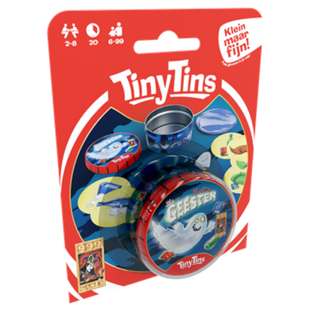 999 Games Tiny Tins: Vlotte Geesten kaartspel 999 Games Tiny Tins: Vlotte Geesten kaartspel