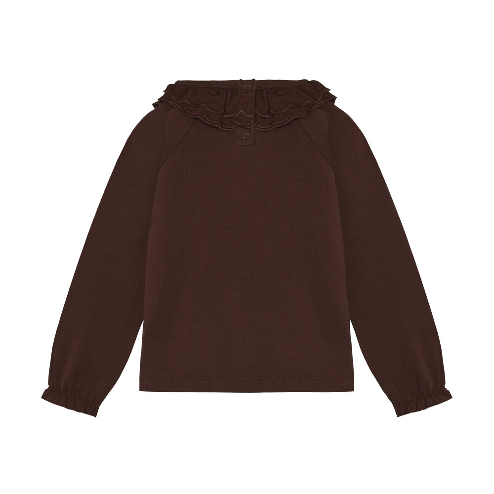 EnFant T-Shirt LS Collar Deep Mahogany EnFant T-Shirt LS Collar Deep Mahogany