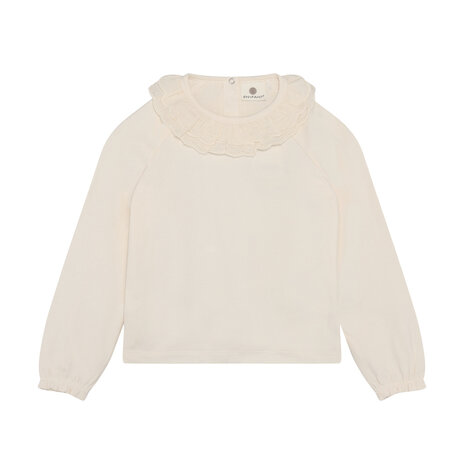EnFant T-Shirt LS Collar Pearled Ivory