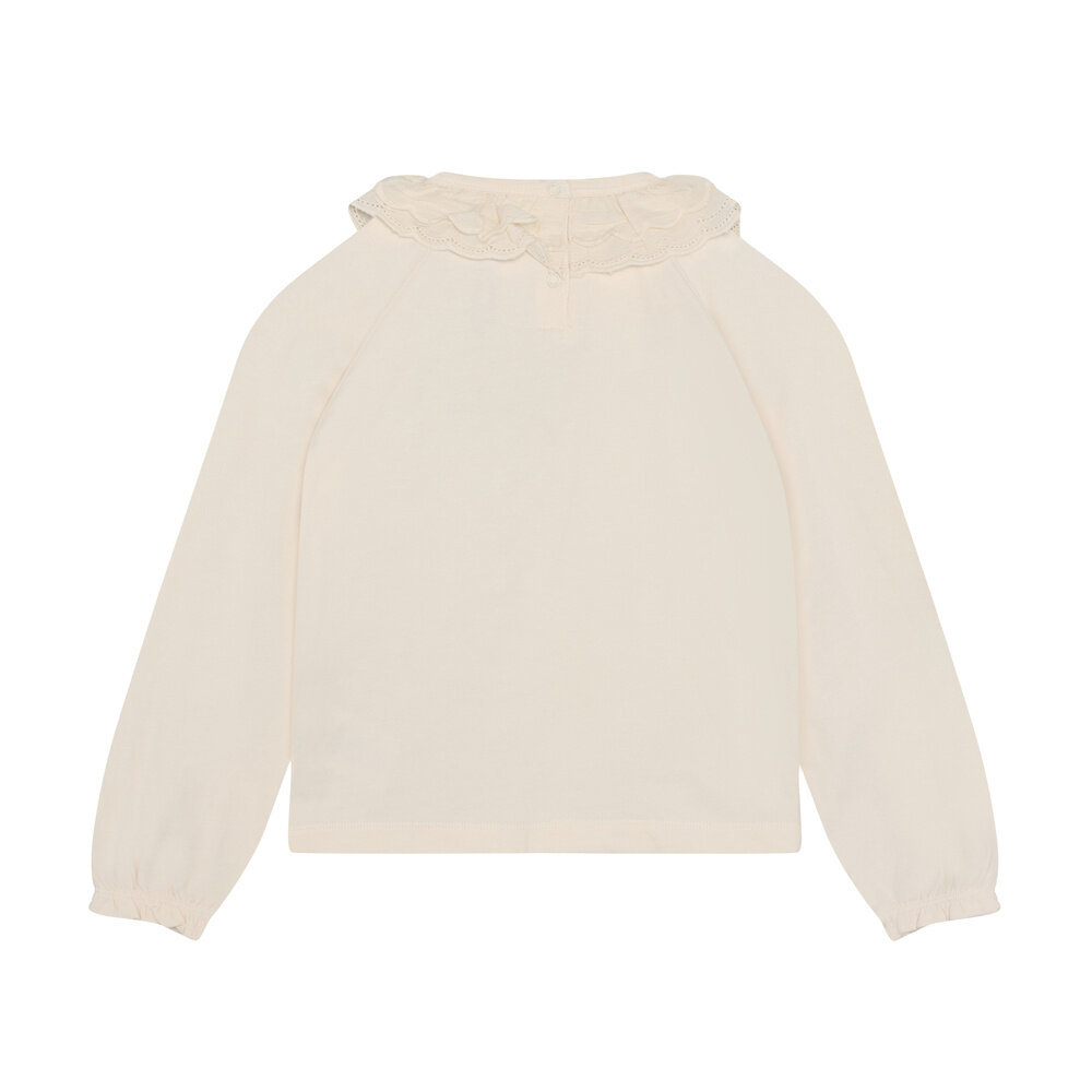 EnFant T-Shirt LS Collar Pearled Ivory EnFant T-Shirt LS Collar Pearled Ivory