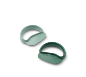Liewood Peuter Snijmesje Peppermint Garden Green 2-pack