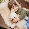 Senger Naturwelt Warmte Knuffel Knuffelbeer Large - Linnen Senger Naturwelt Warmte Knuffel Knuffelbeer Large - Linnen
