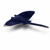 Senger Naturwelt Warmte Knuffel Manta Large - Blauw Senger Naturwelt Warmte Knuffel Manta Large - Blauw