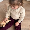Fliink Julie LS Knit Blouse Sandshell Fliink Julie LS Knit Blouse Sandshell