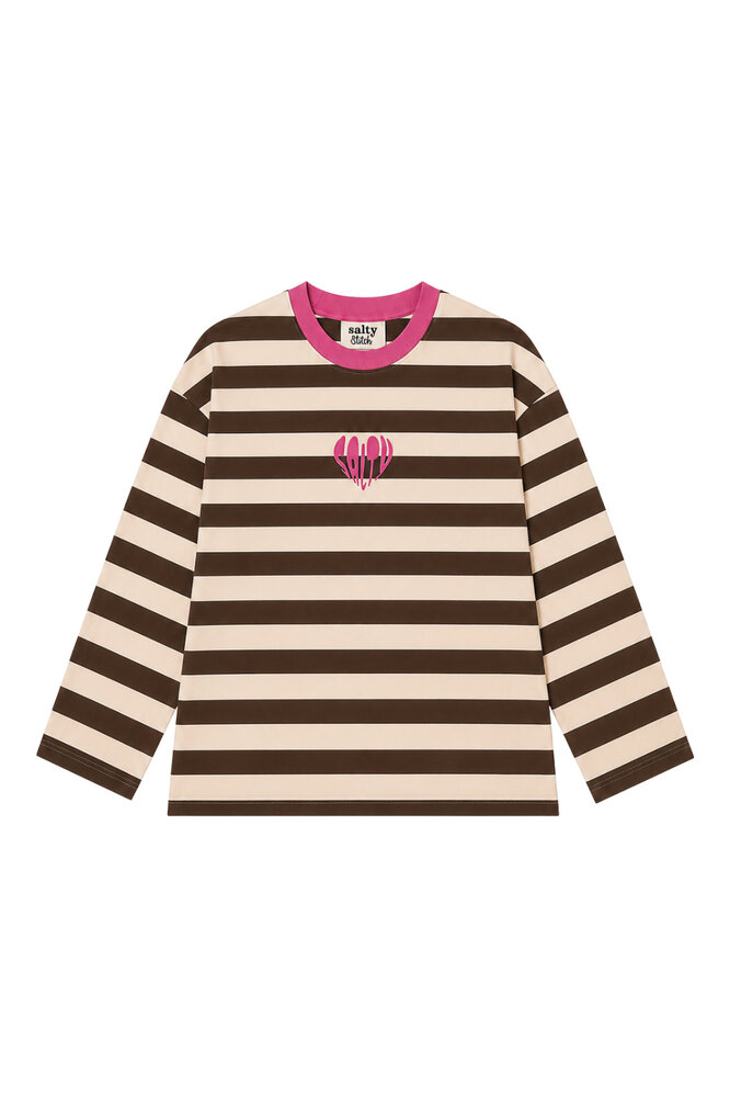 Salty Stitch Salty Skater Tee Stripes Salty Stitch Salty Skater Tee Stripes