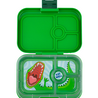 Yumbox Panino broodtrommel 4 vakken Jurassic Green Dinosaur tray Yumbox Panino broodtrommel 4 vakken Jurassic Green Dinosaur tray