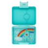 Yumbox Snacktrommel 3 vakken Misty Aqua / Rainbow Tray Yumbox Snacktrommel 3 vakken Misty Aqua / Rainbow Tray
