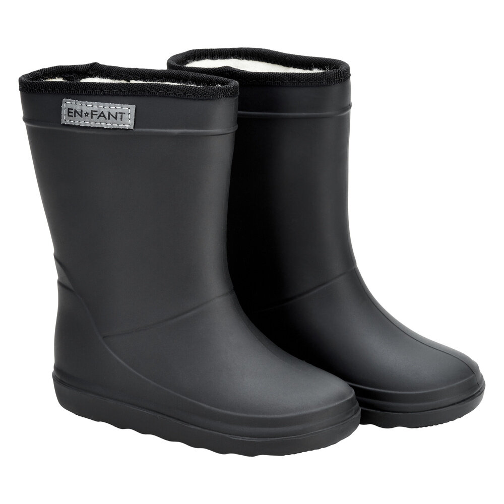 EnFant Regenlaarsjes Thermo Boots Black