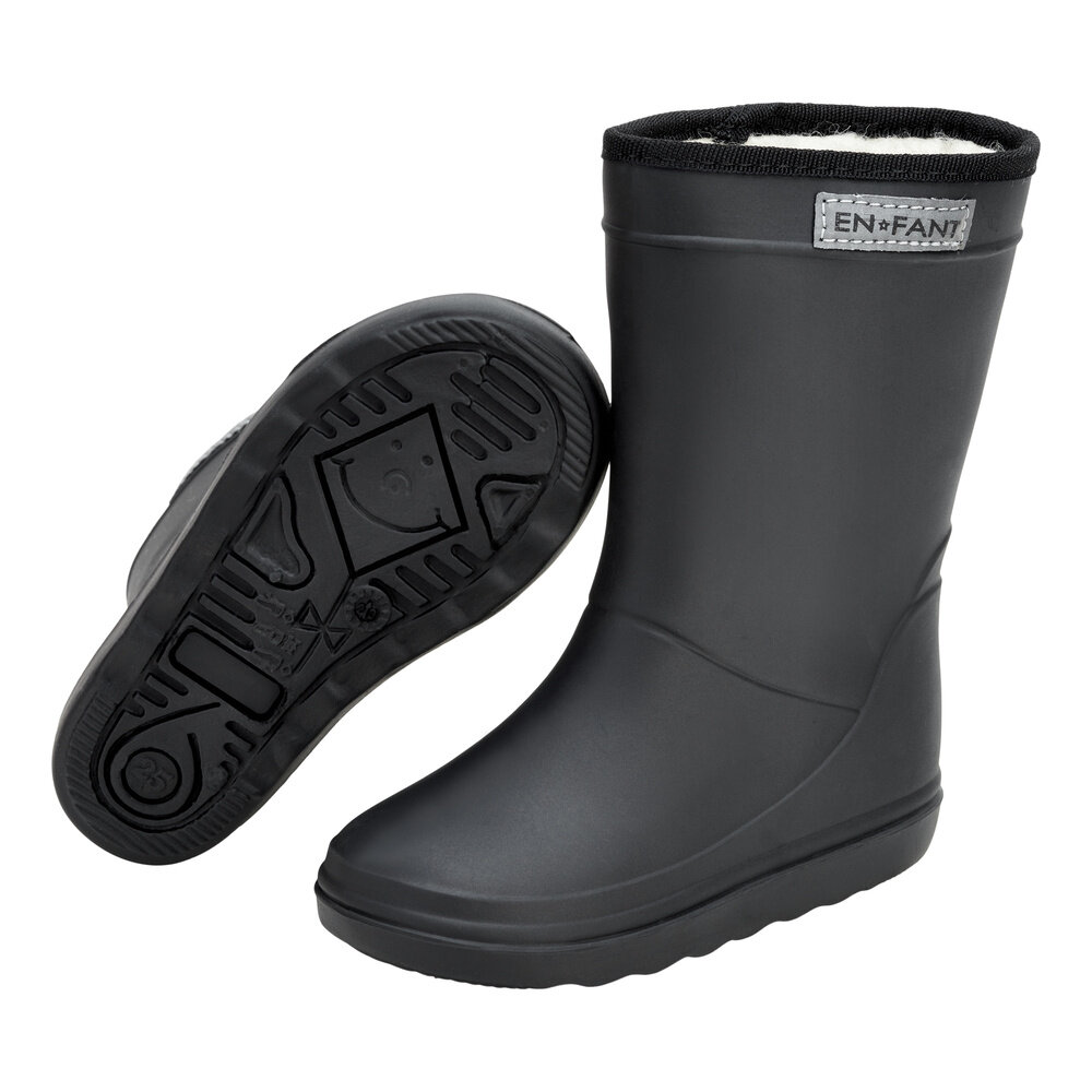 EnFant Regenlaarsjes Thermo Boots Black