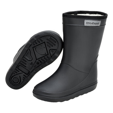 EnFant Regenlaarsjes Thermo Boots Black