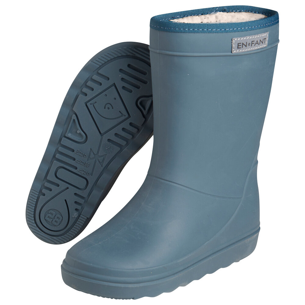 EnFant Regenlaarsjes Thermo Boots Dark Slate