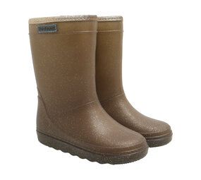 EnFant Regenlaarsjes Thermo Boots Glitter Coffee Bean