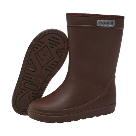 EnFant Regenlaarsjes Thermo Boots Coffee Bean EnFant Regenlaarsjes Thermo Boots Coffee Bean