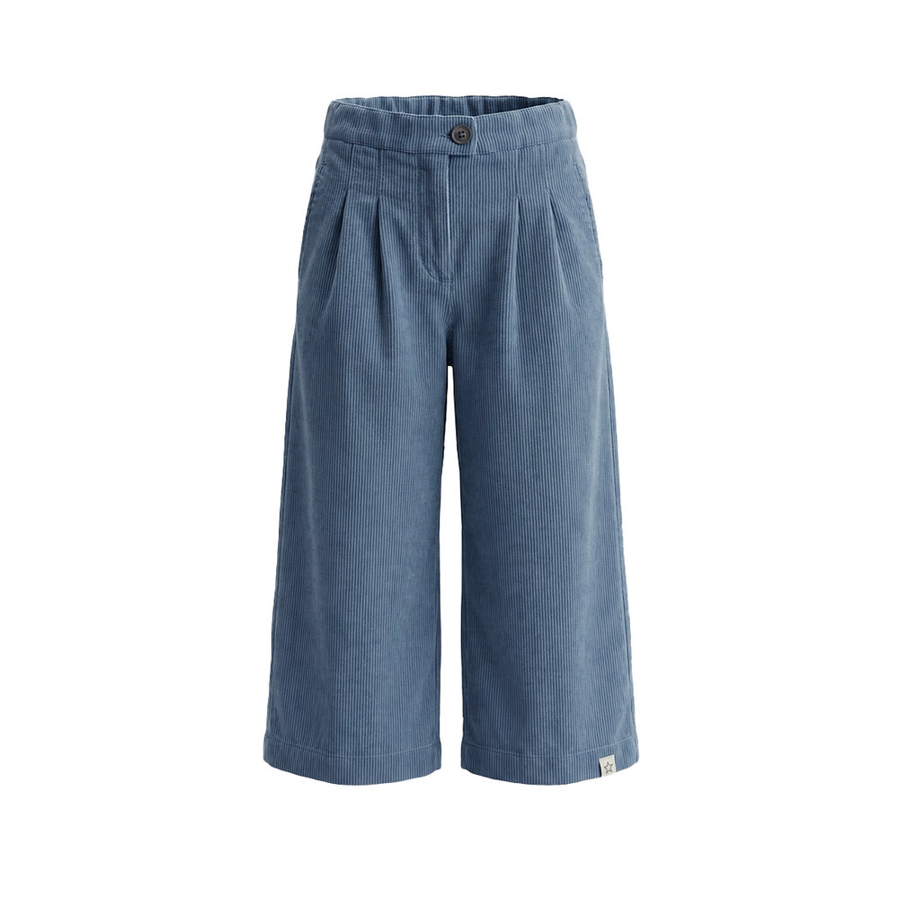 Your Wishes Rib Denim Wide Leg Pants Your Wishes Rib Denim Wide Leg Pants