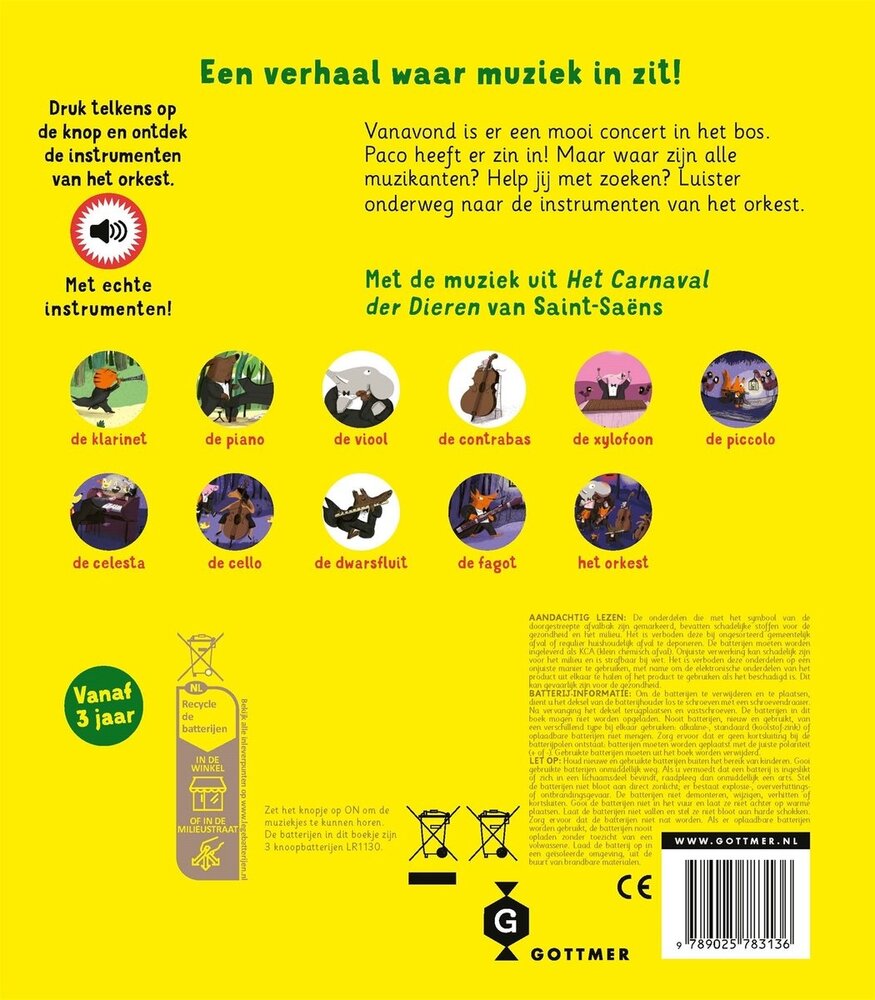 Paco en het orkest (geluidenboek) Paco en het orkest (geluidenboek)