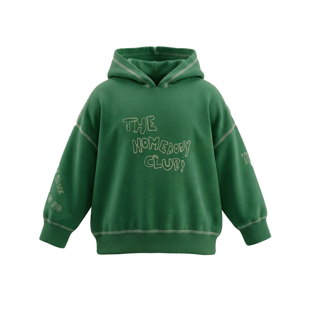 Your Wishes Oversized Hoodie French Knit Hunter Green Your Wishes Oversized Hoodie French Knit Hunter Green