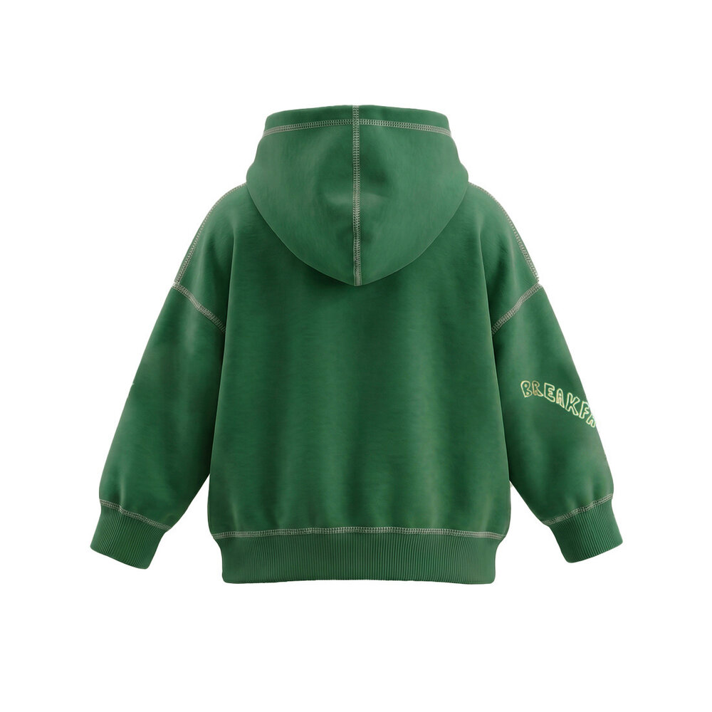 Your Wishes Oversized Hoodie French Knit Hunter Green Your Wishes Oversized Hoodie French Knit Hunter Green