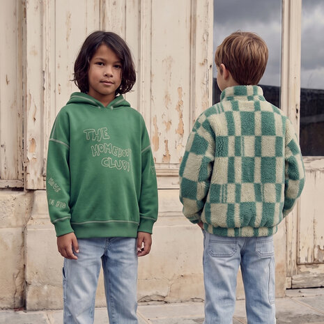 Your Wishes Oversized Hoodie French Knit Hunter Green Your Wishes Oversized Hoodie French Knit Hunter Green