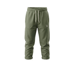 Your Wishes Solid Wide Jogger Olivine