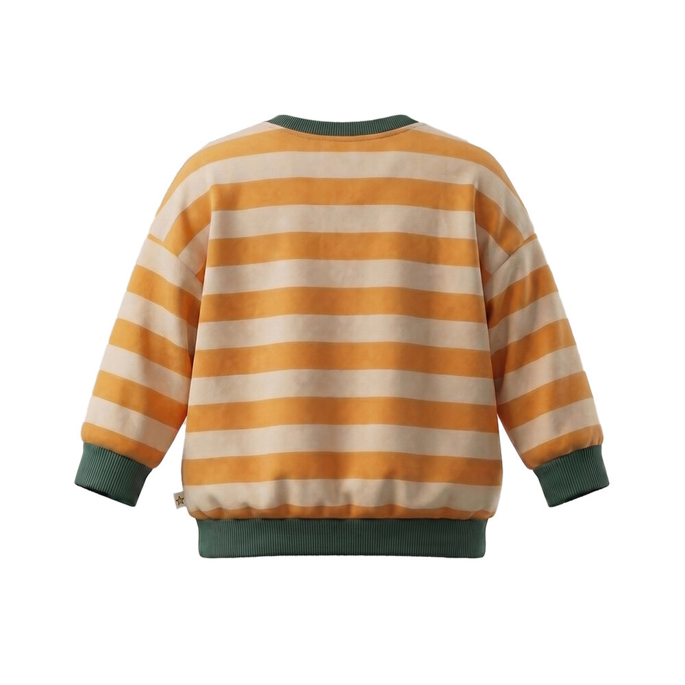 Your Wishes Sweater Stripe French Knit Sunflower Your Wishes Sweater Stripe French Knit Sunflower