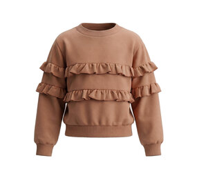 Your Wishes French Knit Ruffle Sweater Thrush Your Wishes French Knit Ruffle Sweater Thrush