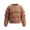 Your Wishes French Knit Ruffle Sweater Thrush Your Wishes French Knit Ruffle Sweater Thrush