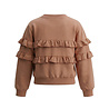 Your Wishes French Knit Ruffle Sweater Thrush Your Wishes French Knit Ruffle Sweater Thrush