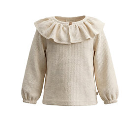 Your Wishes Ruffle Collar Longsleeve Mini Jacquard Your Wishes Ruffle Collar Longsleeve Mini Jacquard