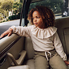 Your Wishes Ruffle Collar Longsleeve Mini Jacquard Your Wishes Ruffle Collar Longsleeve Mini Jacquard