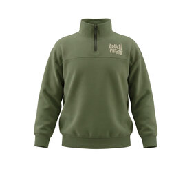 Your Wishes Solid Collar Sweater Olivine Your Wishes Solid Collar Sweater Olivine