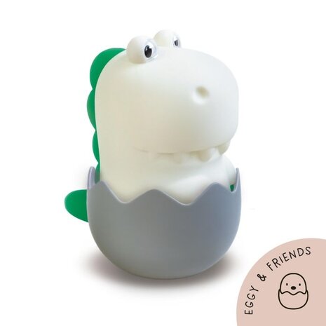 Nachtlamp USB Diggy Dino Dimbaar met Geluid