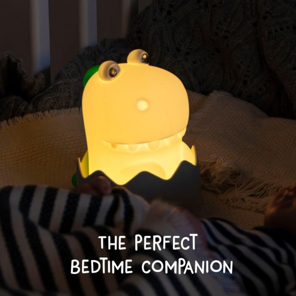Nachtlamp USB Diggy Dino Dimbaar met Geluid