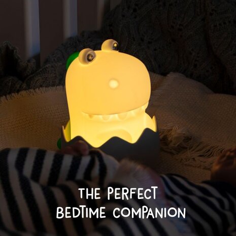 Nachtlamp USB Diggy Dino Dimbaar met Geluid