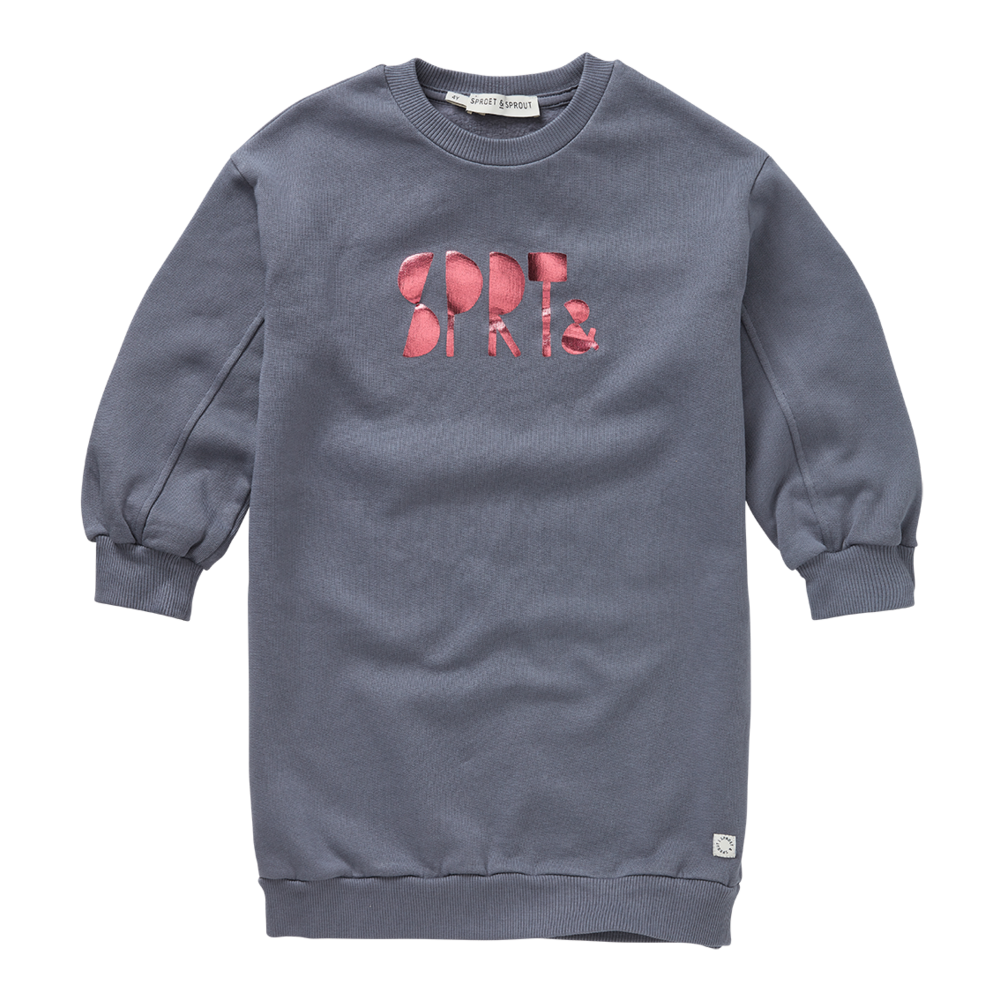 Sproet & Sprout Jurkje Sweat Dress Sprt& Ink Splash
