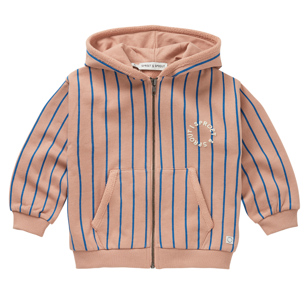 Sproet & Sprout Sweatshirt Hoody Stripes Praline
