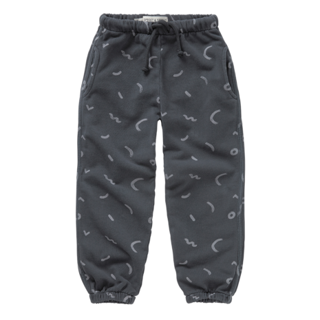 Sproet & Sprout Sweatpants Painters Brush Print Washed Black Sproet & Sprout Sweatpants Painters Brush Print Washed Black