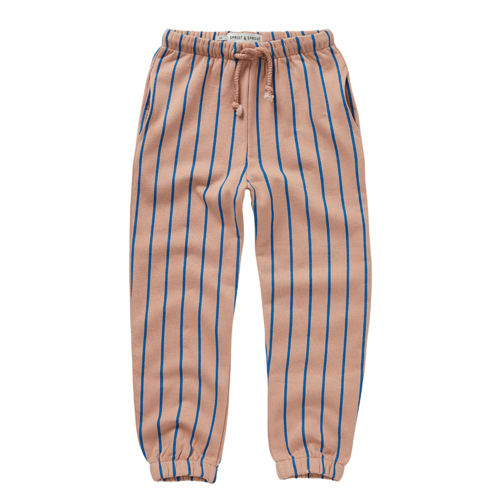 Sproet & Sprout Sweatpants Small Stripe Praline Sproet & Sprout Sweatpants Small Stripe Praline