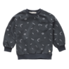 Sproet & Sprout Sweatshirt Painters Brush Print Washed Black