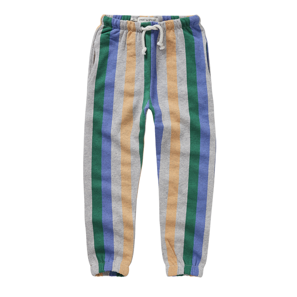 Sproet & Sprout Sweatpants Mulicolour Stripe Grey Melee