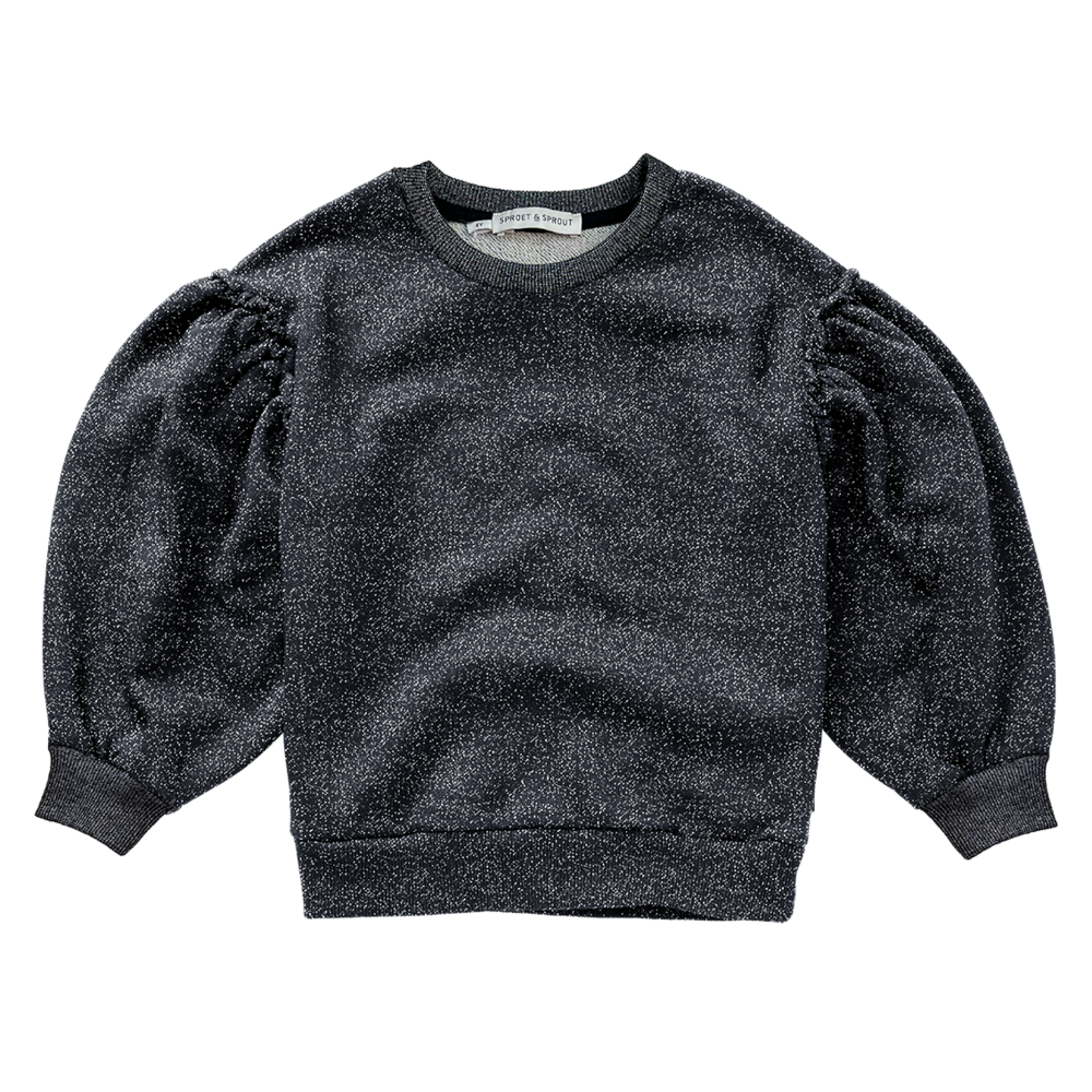 Sproet & Sprout Sweatshirt Metallic Black Sproet & Sprout Sweatshirt Metallic Black