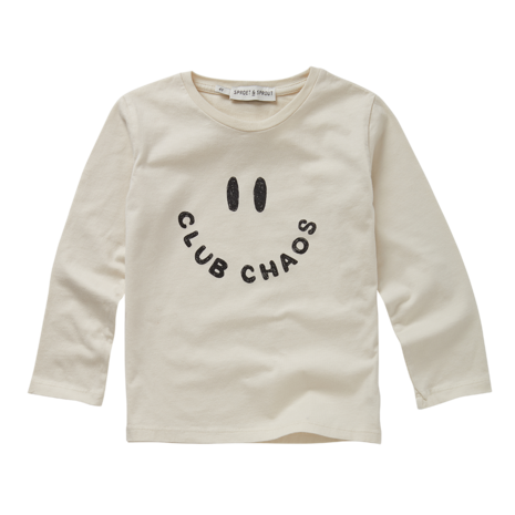 Sproet & Sprout T-Shirt LS Club Chaos Ivory
