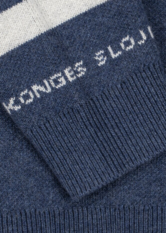Konges Slojd Gebreide Trui Lapis Wool Dark Navy Konges Slojd Gebreide Trui Lapis Wool Dark Navy