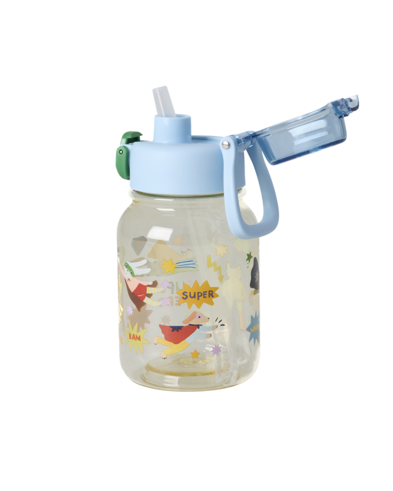 Rice Drinkfles Hero Blauw Rice Drinkfles Hero Blauw