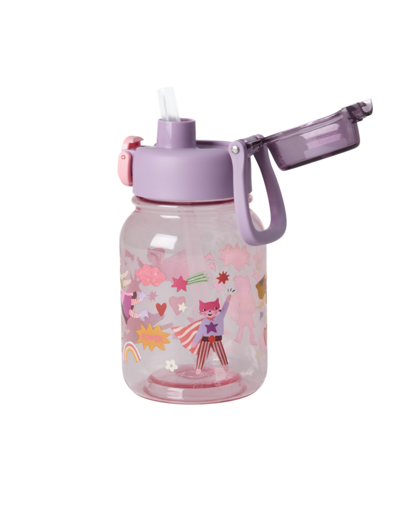 Rice Drinkfles Hero Roze Rice Drinkfles Hero Roze