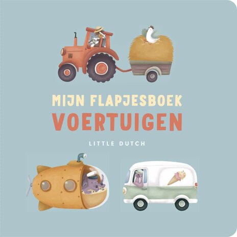 Little Dutch Mijn flapjesboek - Voertuigen Little Dutch Mijn flapjesboek - Voertuigen