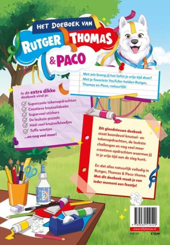 Het Doeboek van Rutger, Thomas en Paco Het Doeboek van Rutger, Thomas en Paco