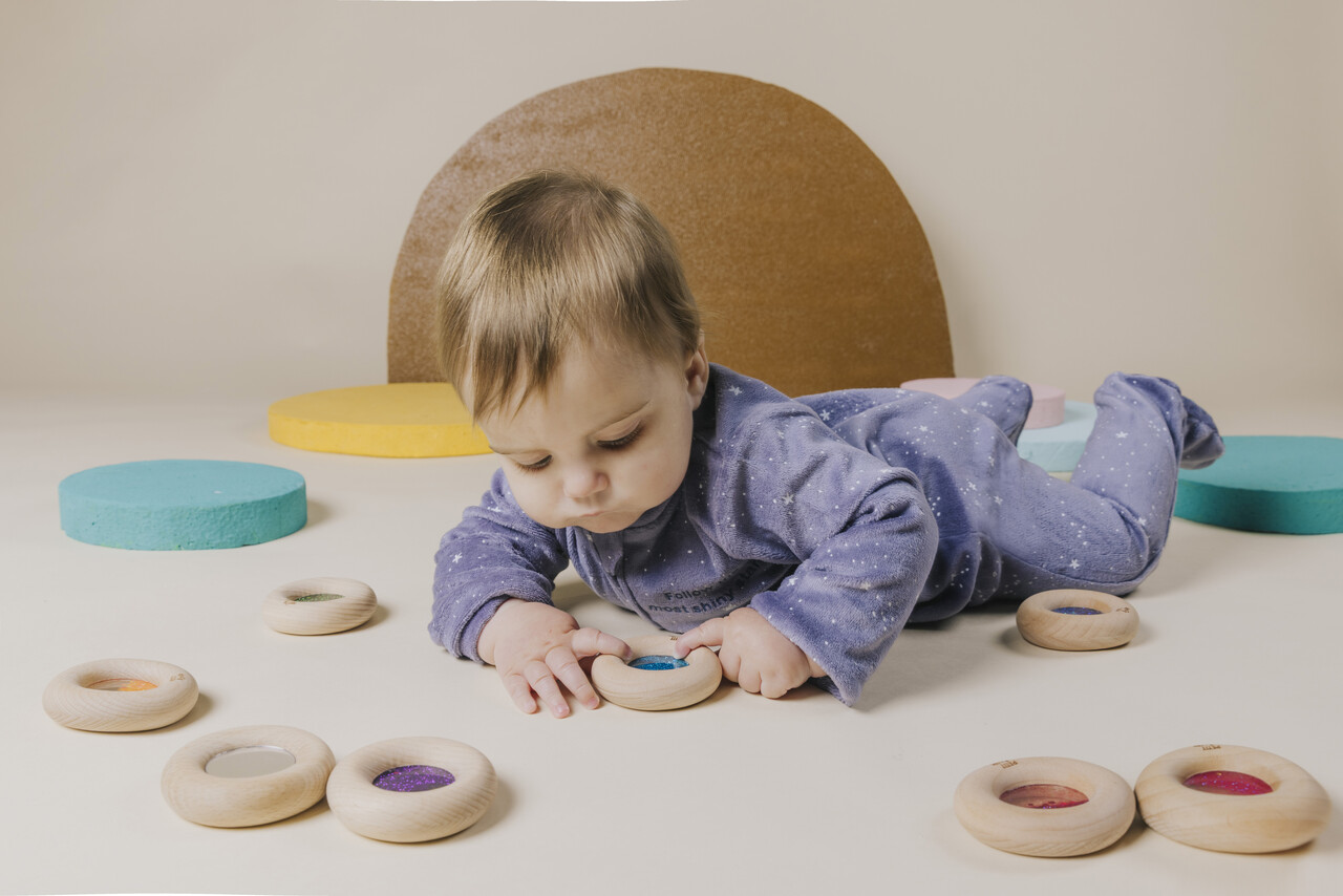 Petit Boum Sensorische Donut Blauw Petit Boum Sensorische Donut Blauw