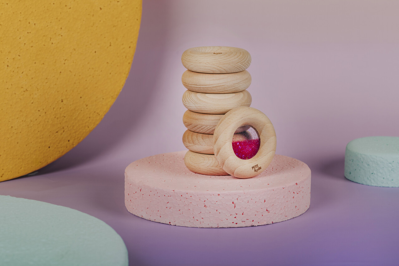 Petit Boum Sensorische Donut Roze Petit Boum Sensorische Donut Roze