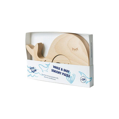 Petit Boum Sensorische Puzzel Walvis Petit Boum Sensorische Puzzel Walvis